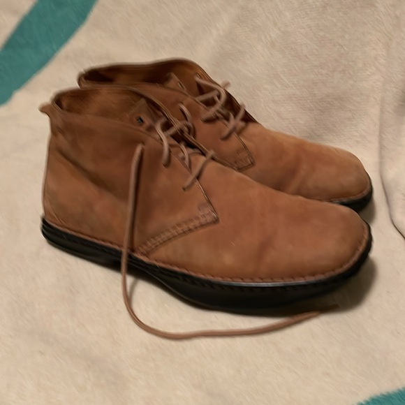 Earth men’s Chukka boots. Leather. Size 11. Baja style.  Lace up tie shoe. MOCHA - Picture 7 of 11